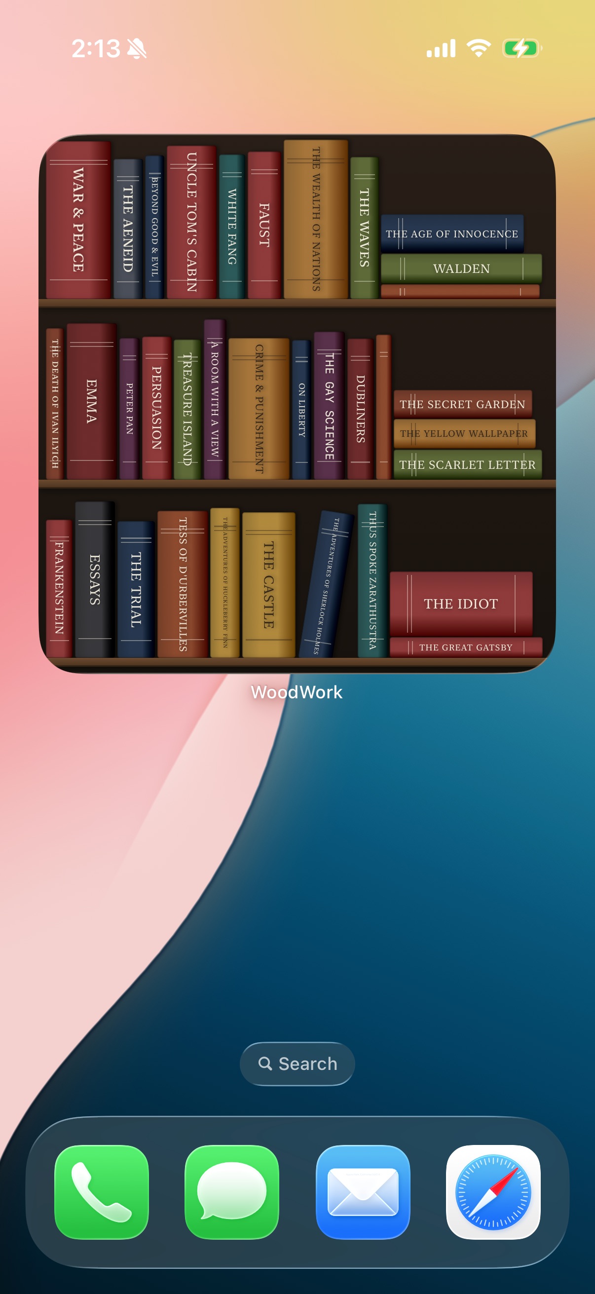 Screenshot 1 of WoodWork Bookshelf