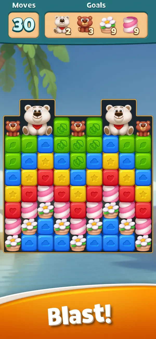 Merge & Blast: Dream Island Hack screenshot 1 - game app interface