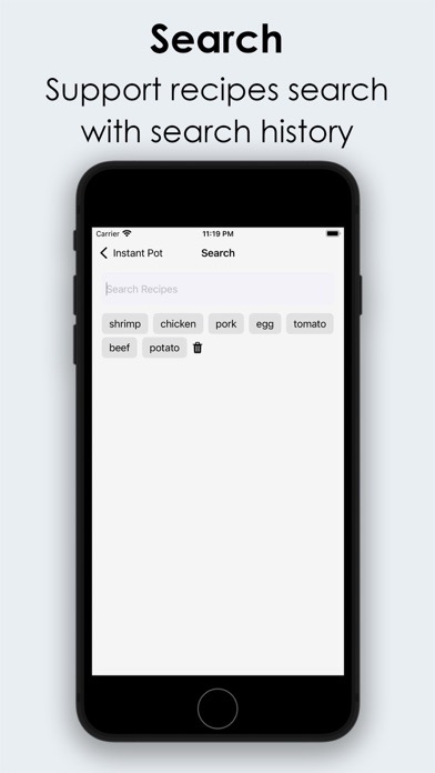Instant Pot Recipes, offline Screenshot