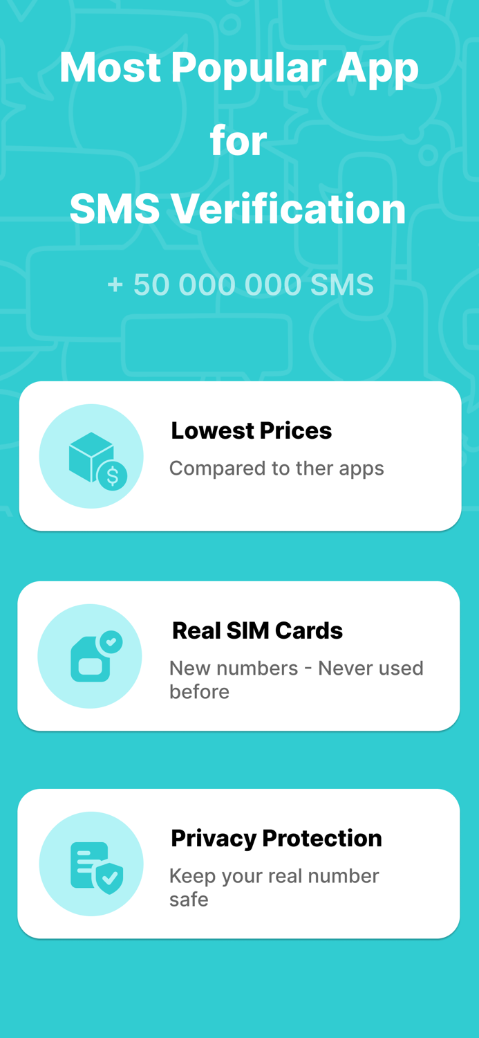 SimCode - Virtual Number SMS