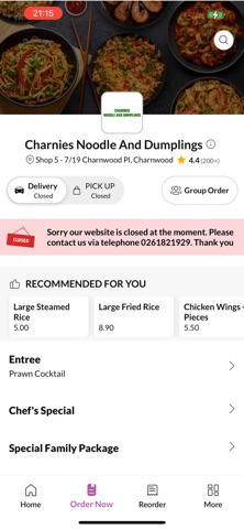 Charnies Noodle And Dumplings screenshot