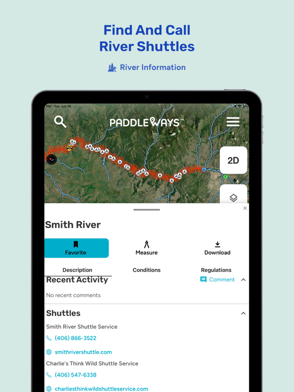 Paddle Ways - Lets Go Paddling iPad screenshot 9 - Navigation app