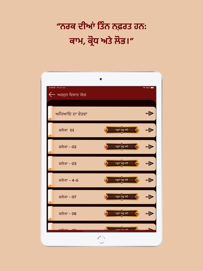 Bhagavad Gita Punjabi