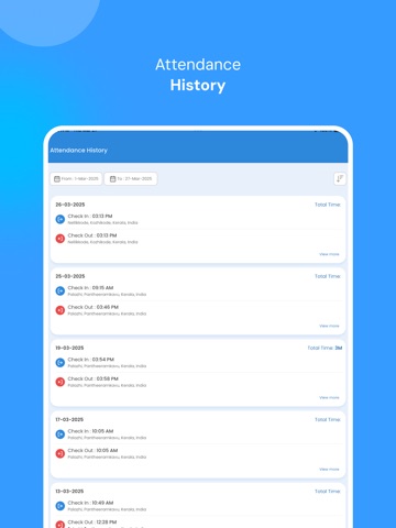 Office Buddy Odoo iPad screenshot