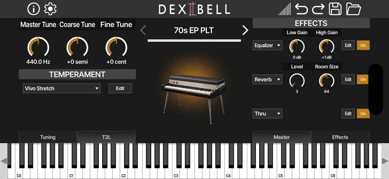 #2. T2L Electric Piano (iOS) By: Proel