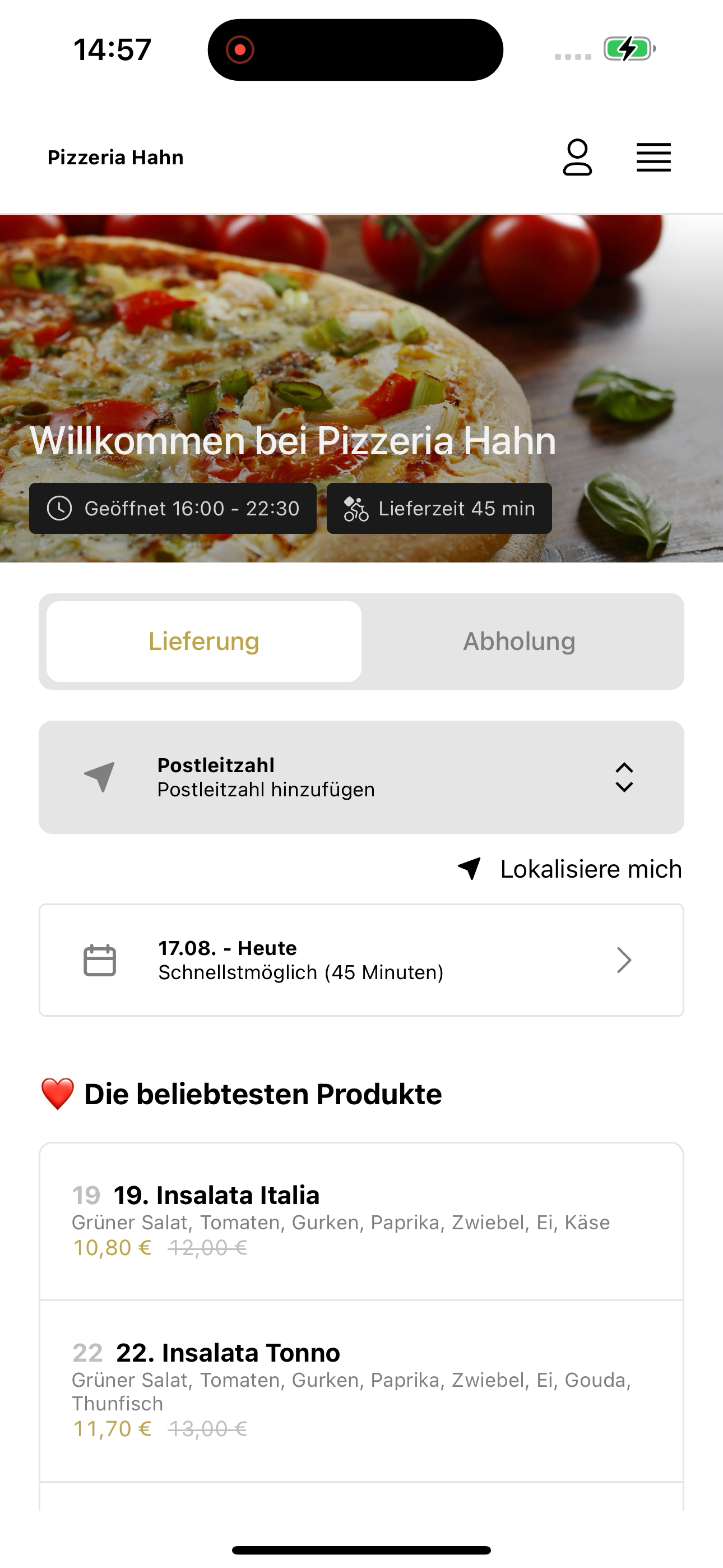 Pizzeria Hahn screenshot 6