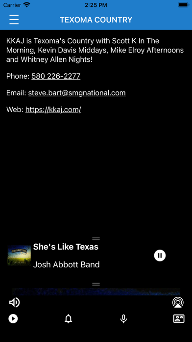 95.7 KKAJ iPhone screenshot 3 - Entertainment app