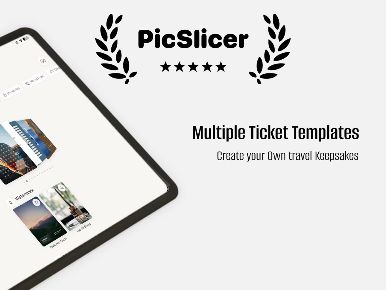 Screenshot 7 of PicSlicer Travel Tickets