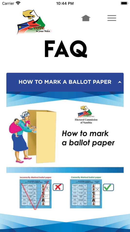 #9. ECN Mobile App (iOS) 由: Electoral Commission of Namibia