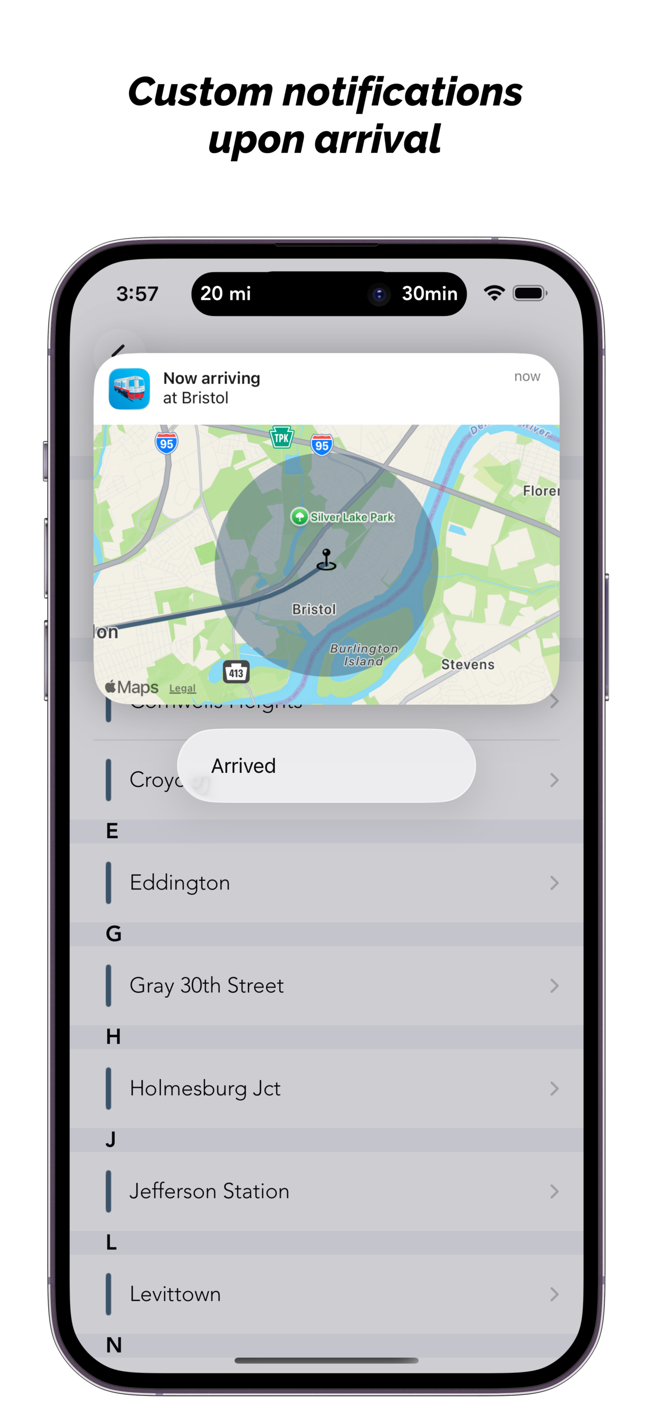 SEPTA Destinations - Arrive screenshot 4