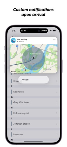 SEPTA Destinations - Arrive screenshot