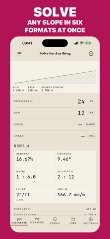 Slope Calculator - Precise AI iPhone screenshot