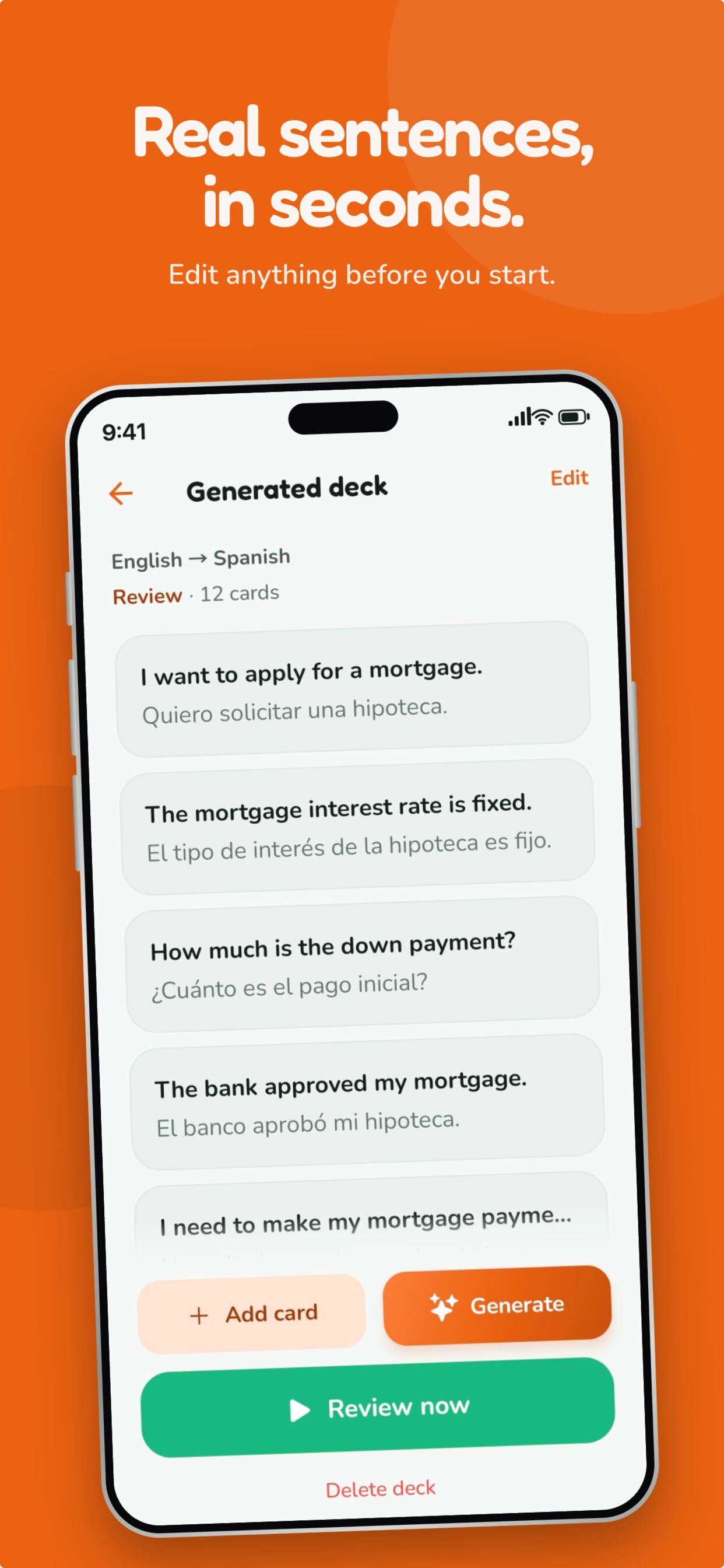 Screenshot 1 of Repaso - AI Flashcards