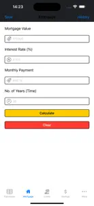 Financial Calculator - NPV,IRR screenshot #2 for iPhone