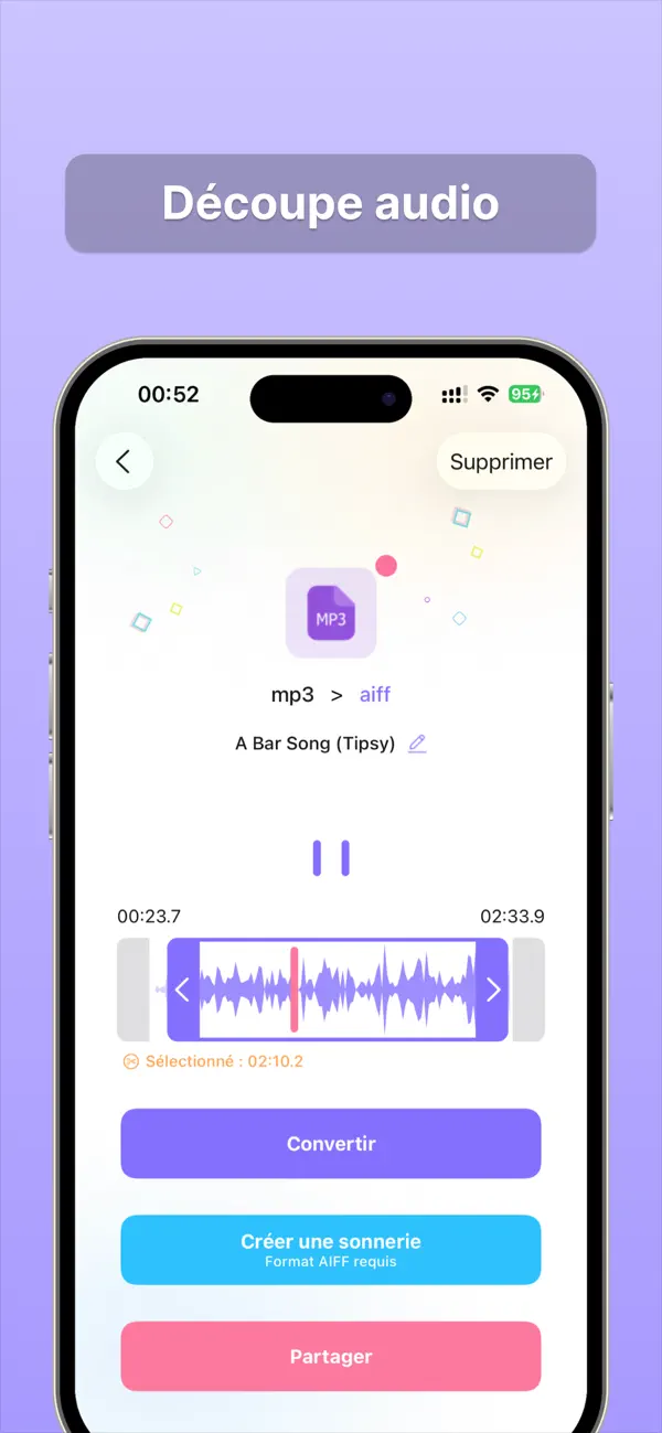 Screenshot #3 pour MP3 Converter — vidéo en audio