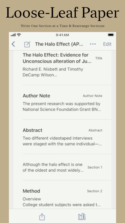 Citer: Paper Format & Citation