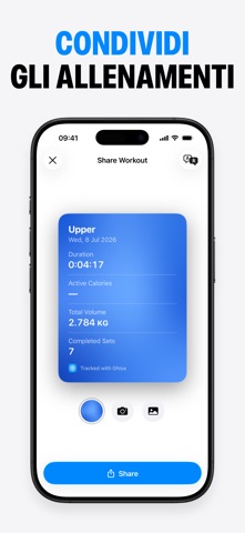 Ghisa: Scheda Palestra e Forza iPhone screenshot 7
