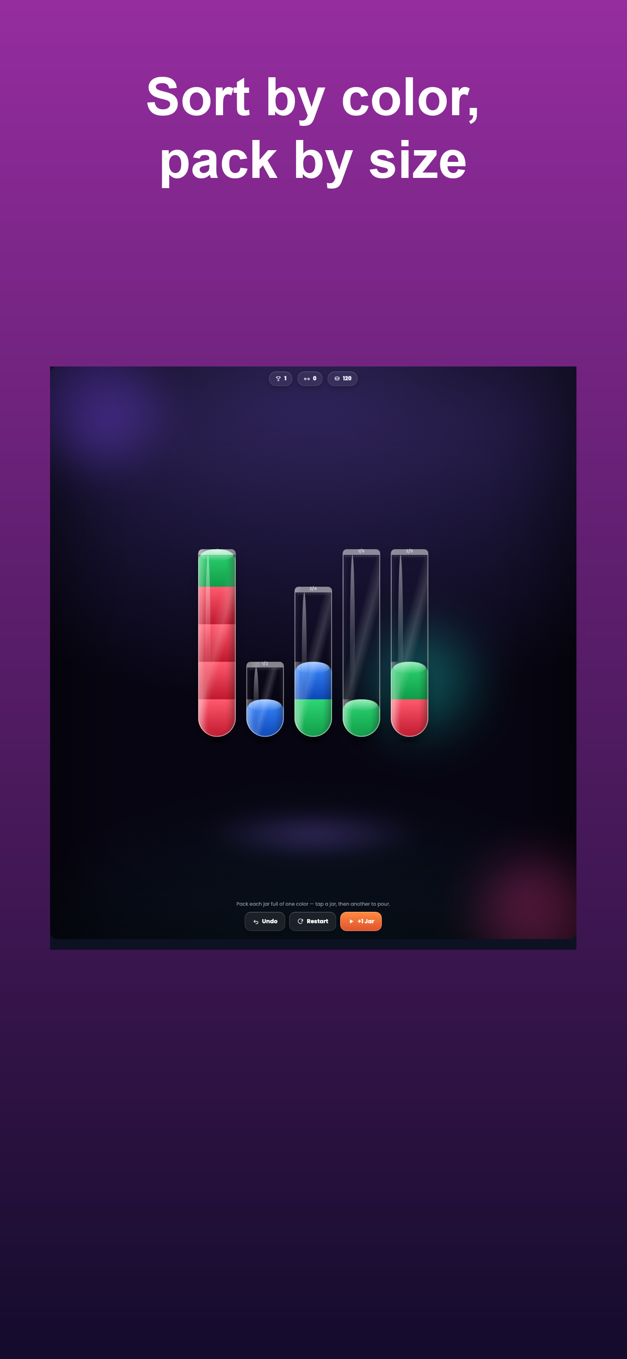 Brimful: Sort & Pack screenshot 2