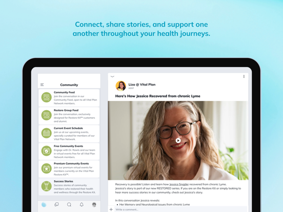 Vital Plan Network iPad screenshot 5 - Medical app