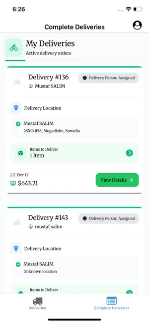 SBK Delivery screenshot 2