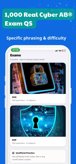 Cyber AB CCA CCP Prep 2026 screenshot 2