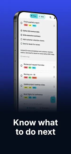 WhatNext To-do List screenshot 1