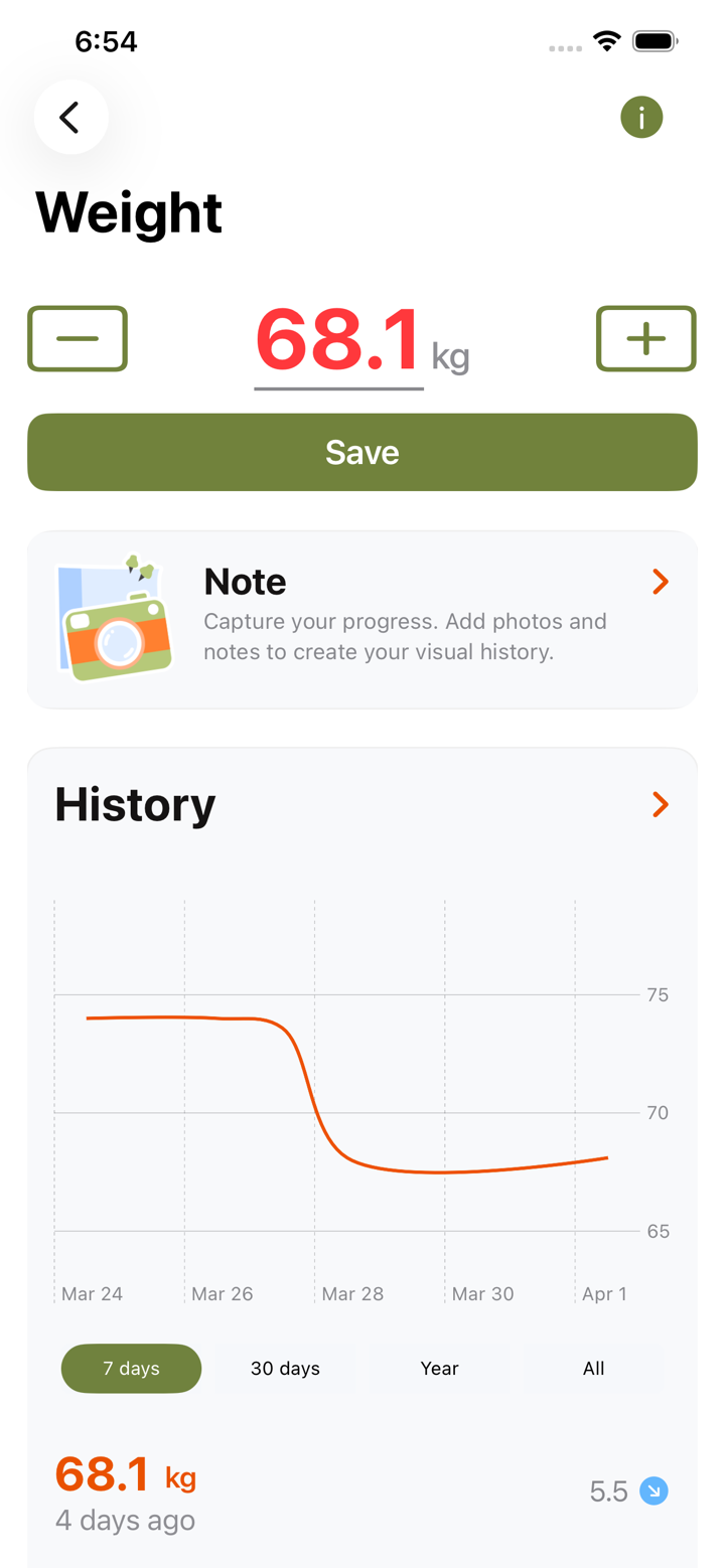 Body Size - Track & Measure screenshot 5