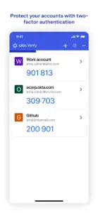 Okta Verify screenshot #2 for iPhone