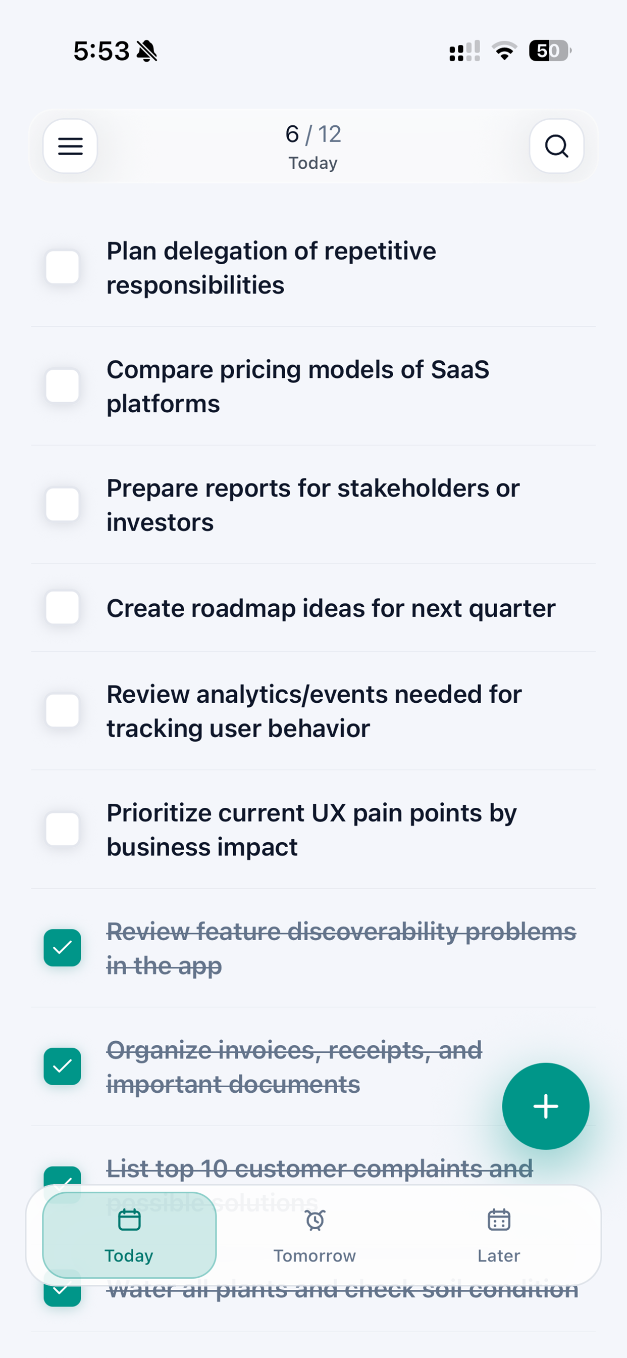 Offtasks