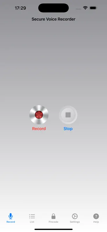 Sicherer Sprachrekorder screenshot 1 of 9