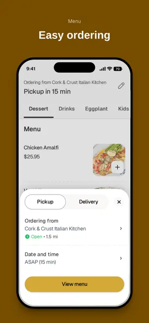Cork & Crust Restaurant screenshot 3
