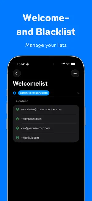 ProxMate® für Mail Gateway iPhone screenshot 4