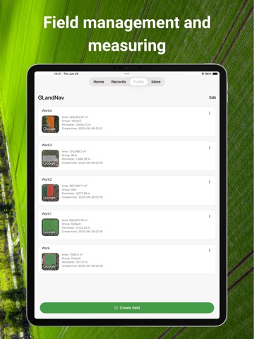Tractor GPS : Field Navigator iPad screenshot