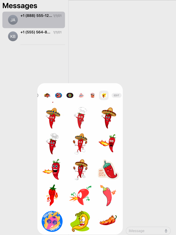 Screenshot #5 pour Red Chili Fire Stickers
