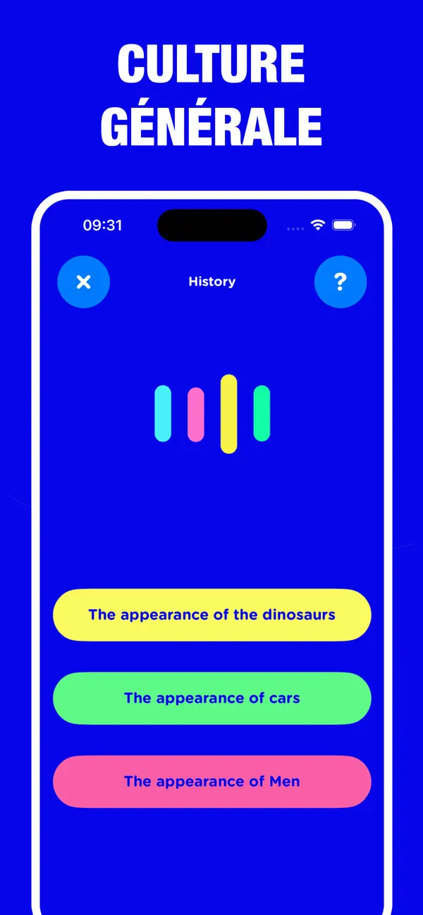Screenshot #2 pour Quiz enfant histoire FluoKids