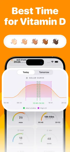 Vitamin D Sun Tracker & UV screenshot 2