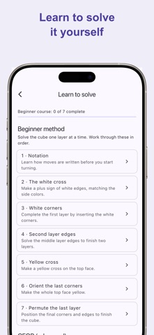 Cube Solver: Scan & Solve Screenshot 6 of 7