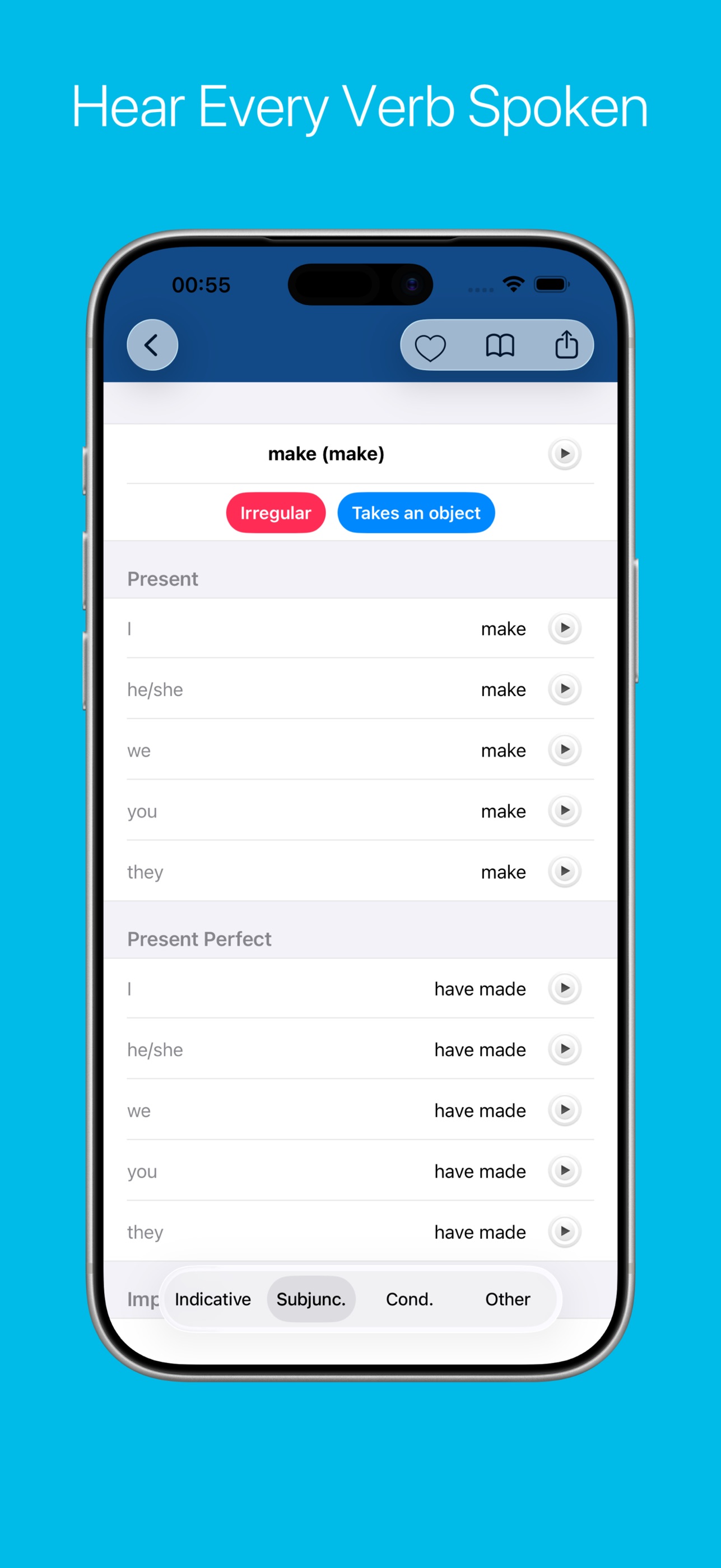 Screenshot 2 of English Verb Conjugator Pro