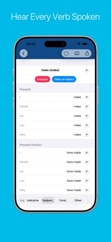 English Verb Conjugator Pro Screenshot 2 of 9