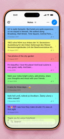 Colored Note screenshot
