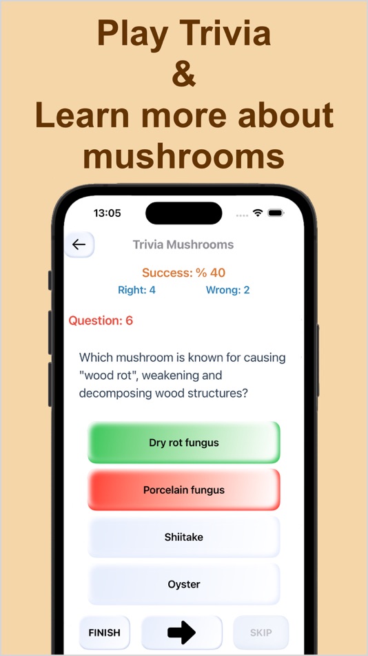 #7. Forest Mushroom Identification (iOS) Podle: Kesifler Dunyasi Ltd.
