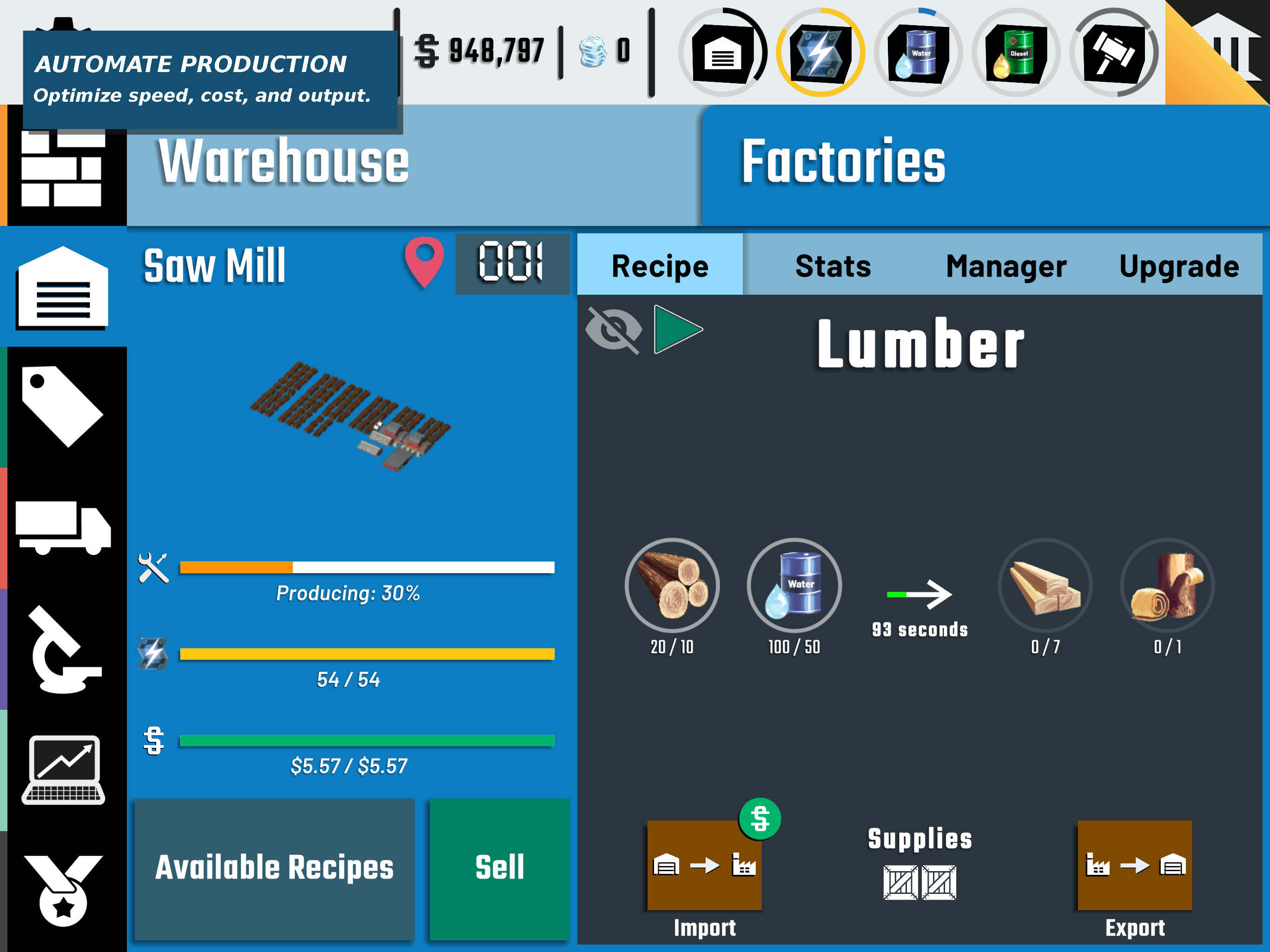 Crony Corp Idle