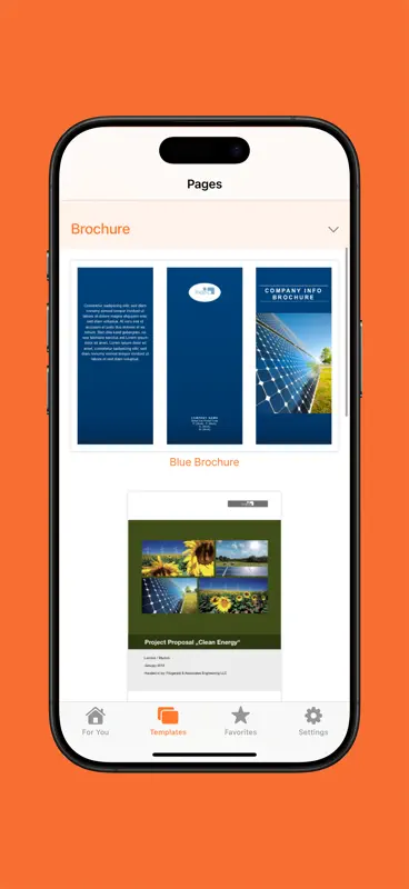 Templates for Pages Pro screenshot 5 of 7