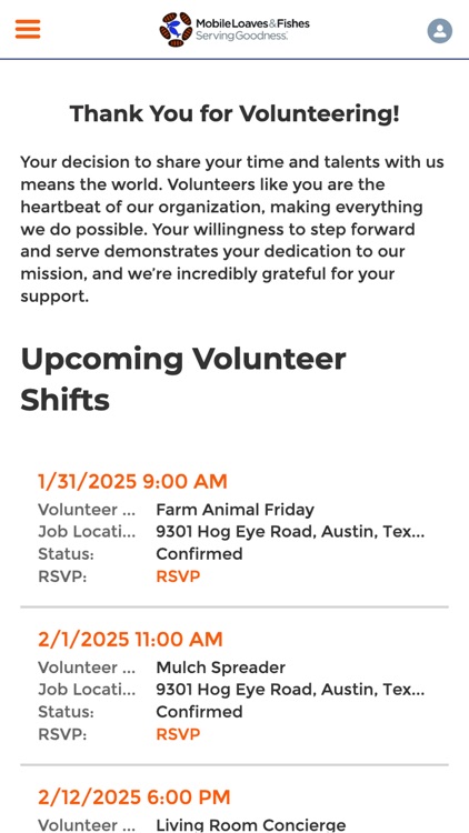 Mobile Loaves & Fishes Portal screenshot-3