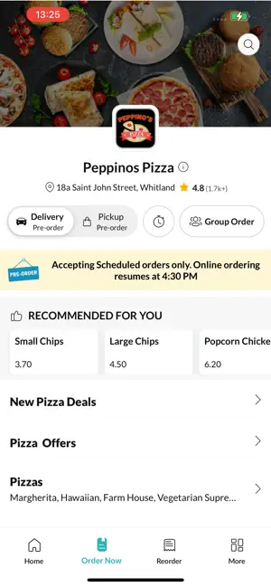 Peppinos Pizza screenshot 2