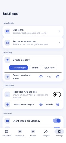 ClassDeck: School Planner iPhone screenshot