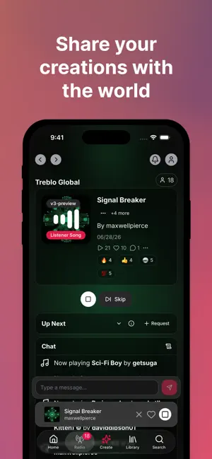 Treblo - AI Music iPhone screenshot 6