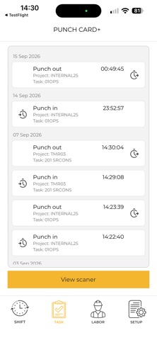PunchCard+ screenshot 4