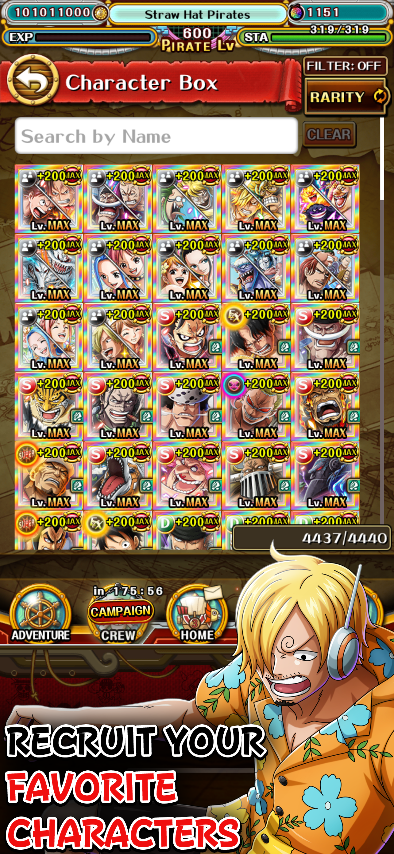 ONE PIECE TREASURE CRUISE-RPG