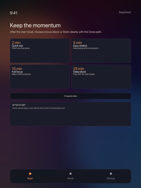 Beginbeat screenshot 6